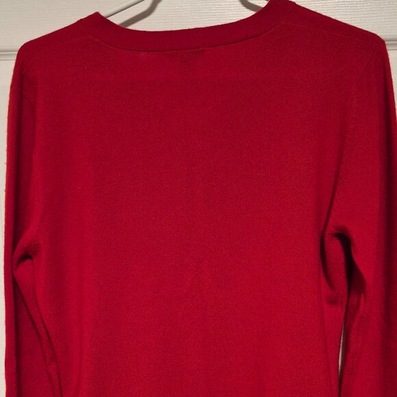 Jax Bold Red Button-Up Cardigan - Picture 5 of 6